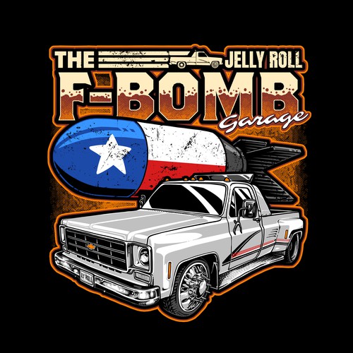 Truck t-shirt with the title 'Jally Roll Truck'