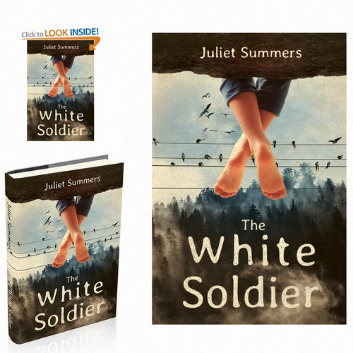 Eye-catching book cover with the title 'The White Soldier'