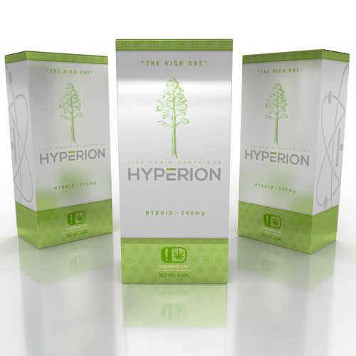 Silver foil packaging with the title 'Box Design & 3D Rendering'