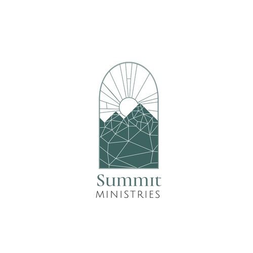 Stylized logo with the title 'Stylish logo for church organization'