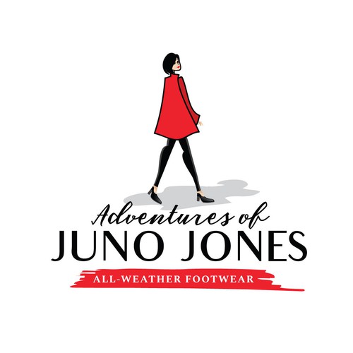 Lady design with the title 'Feminine Logo'