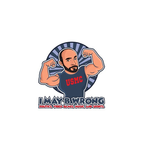 Muscle logo with the title 'I May B Wrong'
