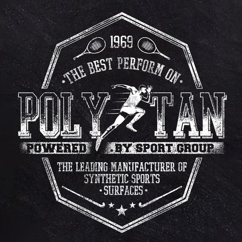 Running t-shirt with the title 'Polytan'