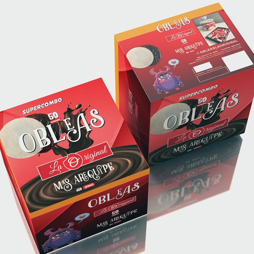 Biscuit packaging with the title 'packaging design'