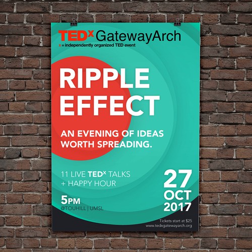 Smooth design with the title 'Event poster design'