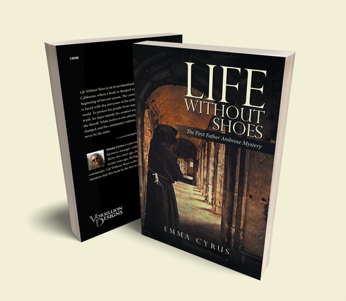 Monk design with the title 'Life Without Shoes'