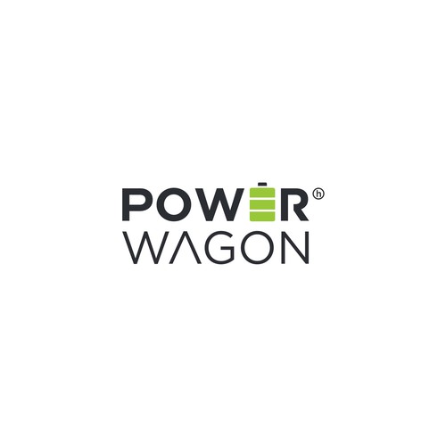 Energy logo with the title 'Power Wagon Logo Design'