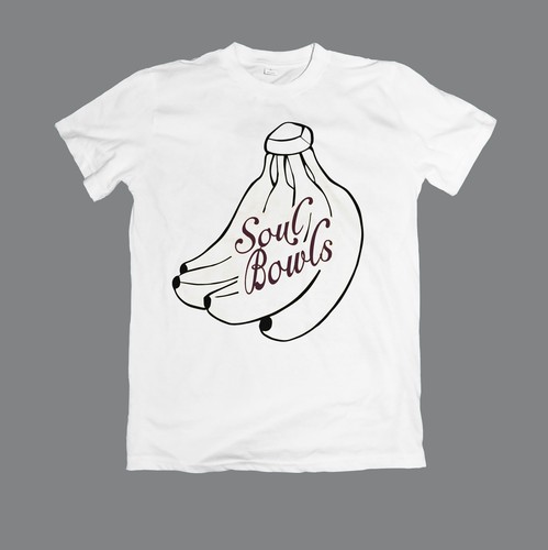 Vegetarian t-shirt with the title 'T-shirt design Banana'
