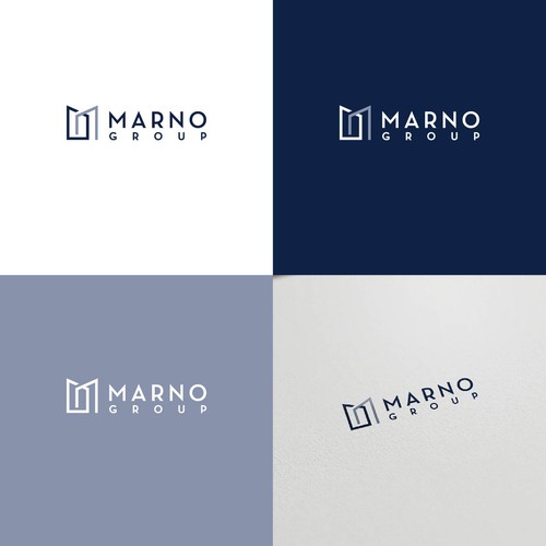 Logo with the title 'Logo design for Marno Group'