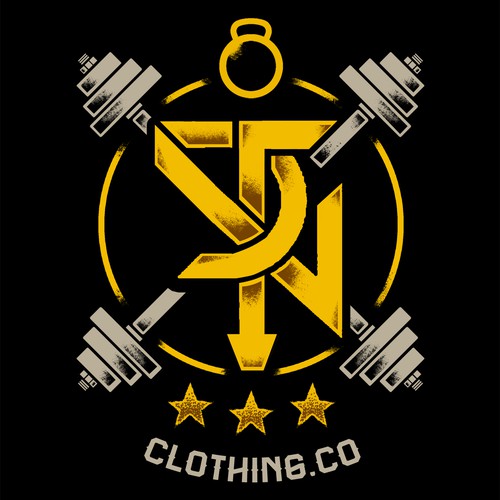 Fitness t-shirt with the title 'Gym Clothing'