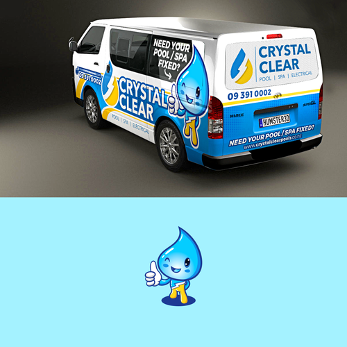 Wrap design with the title 'amazing wrap and mascot design'