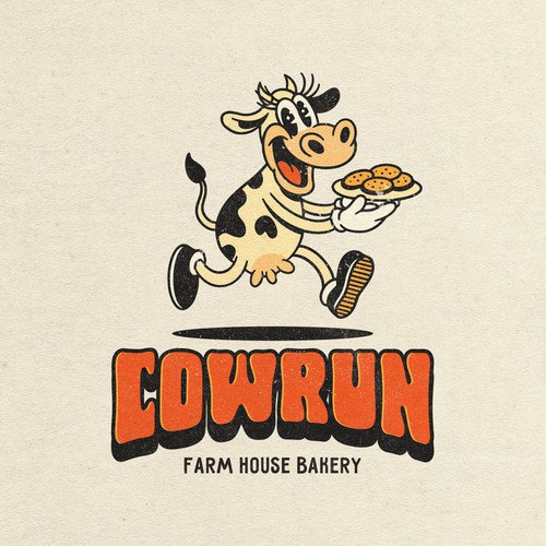 Milk logo with the title 'Bakery Logo'