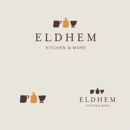 Kitchen design with the title 'Logo Design Concept'