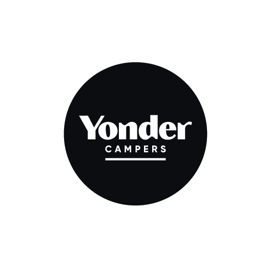 Typographic design with the title 'Yonder'