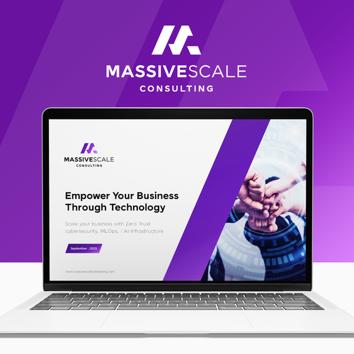 Artificial intelligence design with the title 'Massive Scale Consulting'