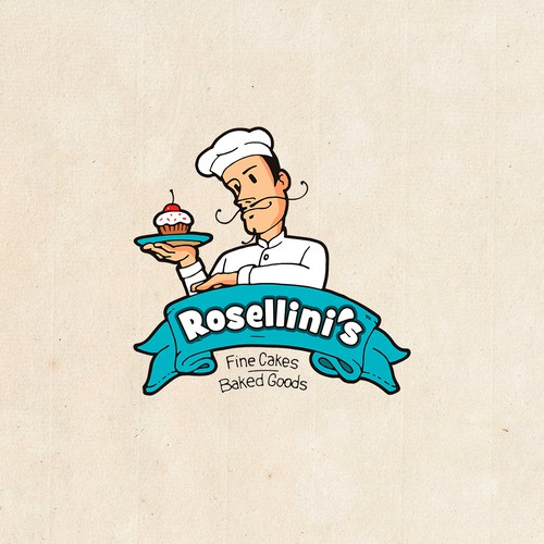 Tasty logo with the title 'The logo for bakery focused on making the finest cakes and baked goods'