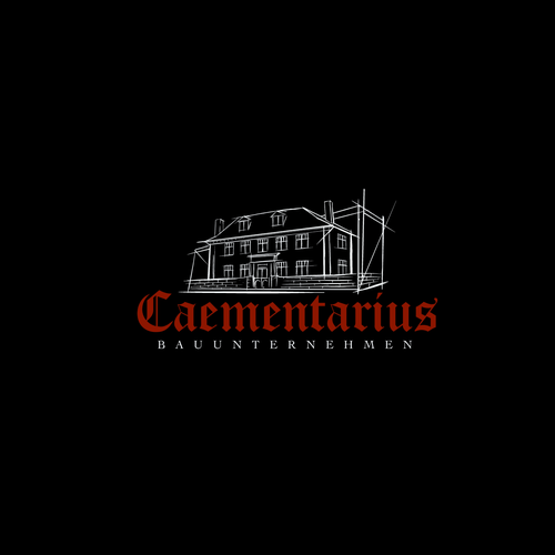 Interior design logo with the title 'caementarius logo'