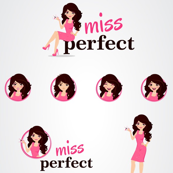 Sexy design with the title 'Miss Perfect '
