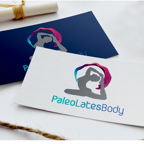 Pilates logo with the title 'Pilates logo'