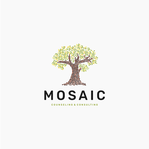 Health brand with the title 'Mosaic Counseling & Consulting'