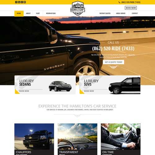 Theme design with the title 'Luxury Cars for rent'