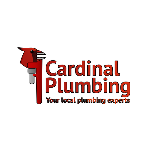 Wrench logo with the title 'Cardinal Plumbing Logo'