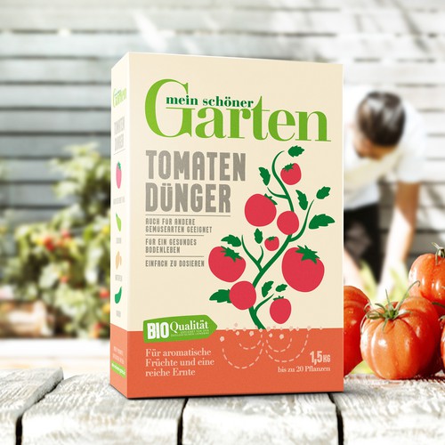 Basic design with the title 'Fertilizer for Tomatos'