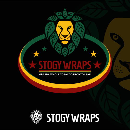 Jimdo design with the title 'Bold logo concept for tobacco company'