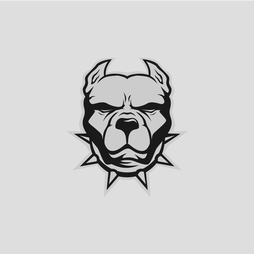 Dog t-shirt with the title 'Pitbull face design for Burning Desire'