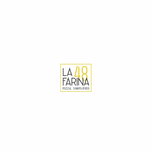 Pizza brand with the title 'Logo concept for La Farina, a pizzeria'