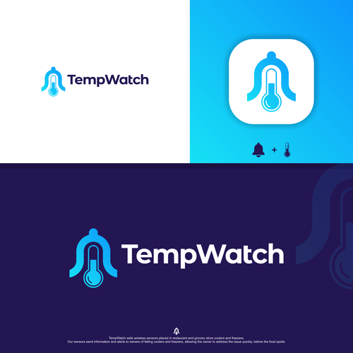 Temperature logo with the title 'TempWatch'