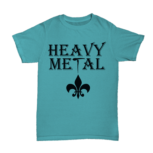 Heavy metal design with the title 'a Heavy Metal T-Shirt'