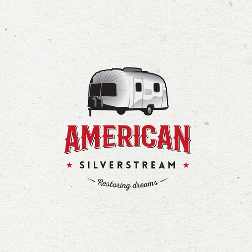 Handmade brand with the title 'logo for  airstream's restorers'