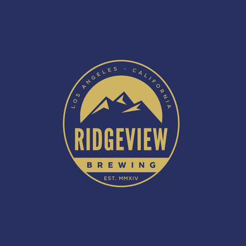 Peak design with the title 'Ridgeview Brewing'