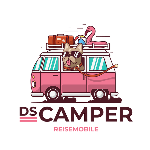 Van logo with the title 'ds camper reisemobile'