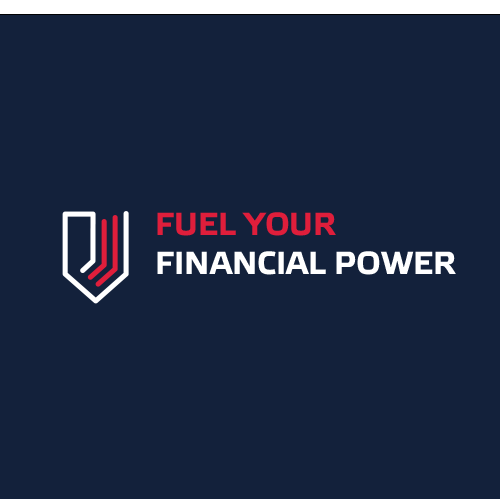 Event planning logo with the title 'Logo concept for Fuel Your Financial Power'