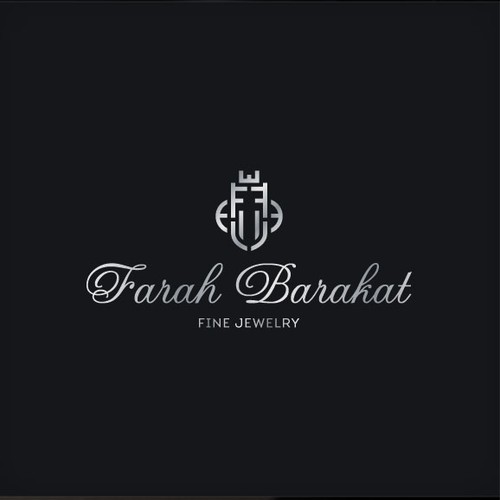 Diamond logo with the title 'FARAH BARAKAT JEWELRY'