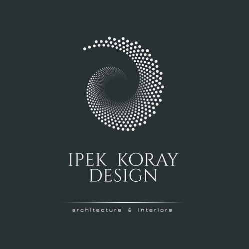 Golden ratio logo with the title 'Ipek Koray Design Logo'