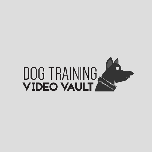 Vault logo with the title 'Logo For Online Dog Training Company'