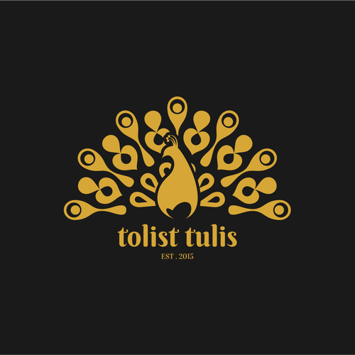 Indonesia and Indonesian logo with the title 'tolist tulis logo'