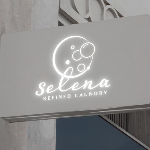 Laundry design with the title 'Refined Lanundry Logo'