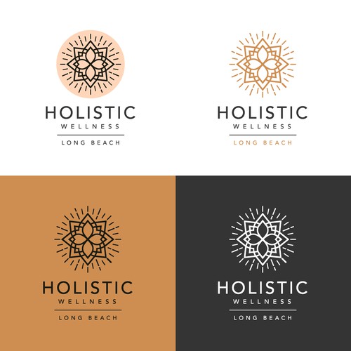 Holistic logo with the title 'Holistic Wellness Long Beach logo'