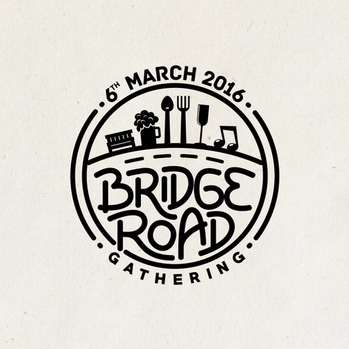 Festival logo with the title 'Logo for festival in Melbourne'