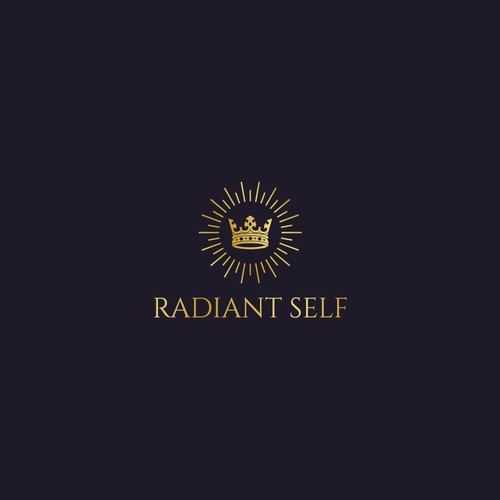 Cool shape logo with the title 'RADIANT SELF'