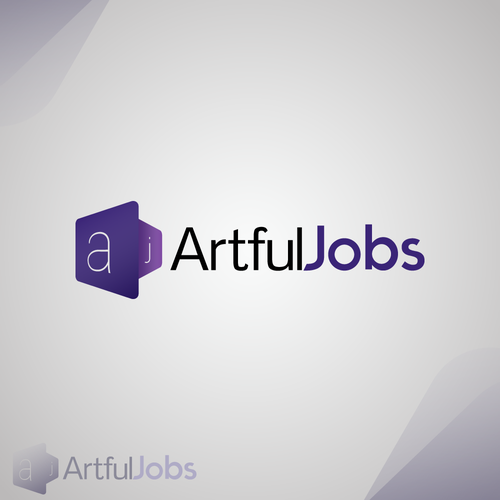 Refined logo with the title 'Premium logo concept for Museum jobs platform'