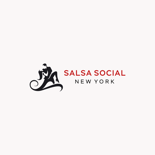 带有标题“Salsa Social”的工作标志