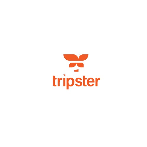 Hipster logo with the title 'Simple logo'