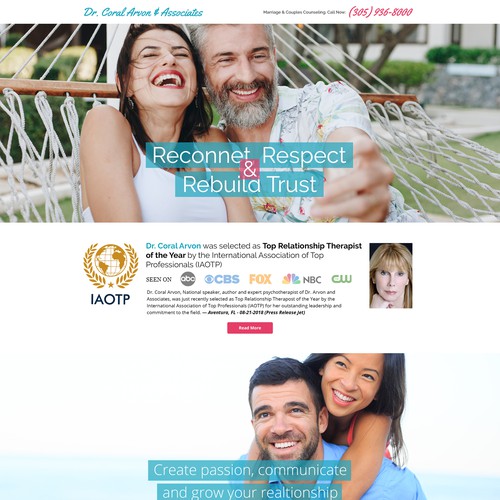 Psychology design with the title 'Dr. Coral Arvon & Associates'