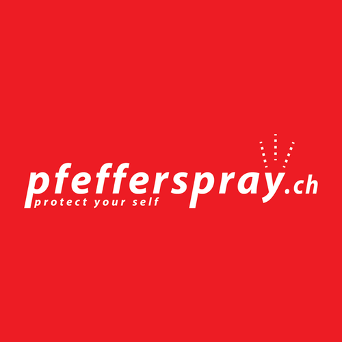 Spray logo with the title 'Logo design for a pepper spray shop'