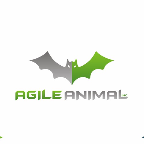 Bat logo with the title 'AGiLE ANiMAL - BAT'